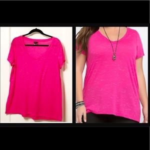 Torrid | Speckle V-Neck Tee